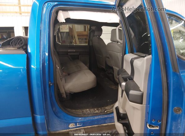 1FTFW1E41KFC46470 2019 FORD F150 Blue VIN კოდის სტიკერის ხედი