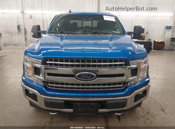 1FTFW1E41KFC46470 2019 FORD F150 Blue უკანა სალონის ხედი