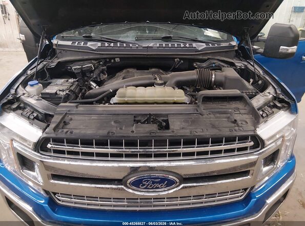 1FTFW1E41KFC46470 2019 FORD F150 Blue უკანა ხედი