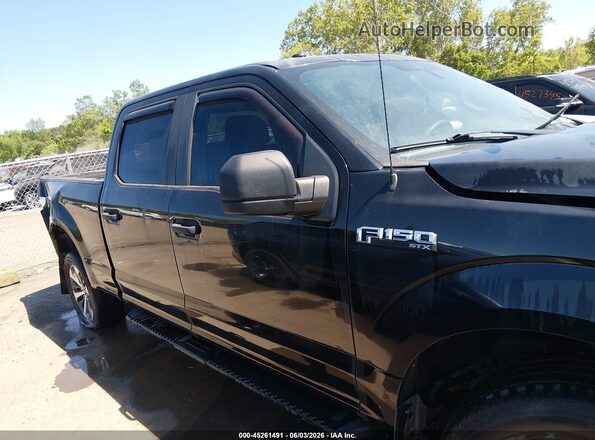 1FTFW1E42KFC81261 2019 FORD F150 Black Vista interior de 360 grados