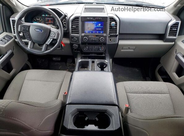1FTFW1E43KFD52385 2019 FORD F150 Black Dashboard view