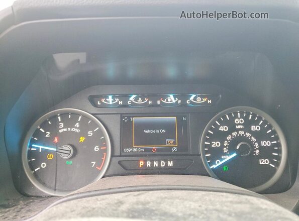 1FTFW1E43KFD52385 2019 FORD F150 Black Instrument cluster view