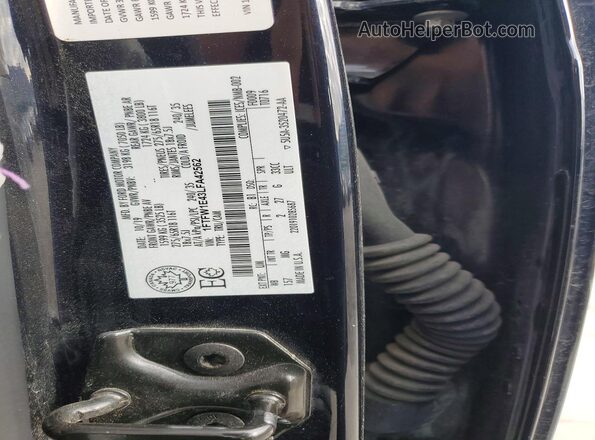 1FTFW1E43LFA42562 2020 FORD F150 Black Շարժիչի բաժամունքի տեսք