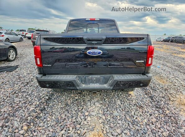1FTFW1E47LFC01325 2020 FORD F150 Black Вид ззаду