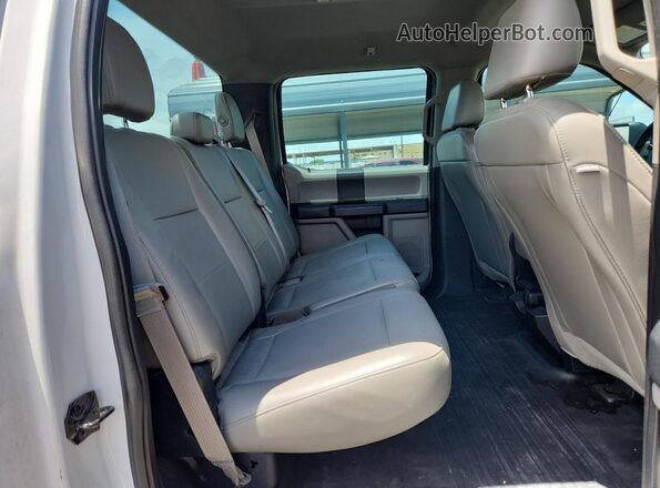1FTFW1E50JKC10848 2018 FORD F150 Белый Вид задних сидений