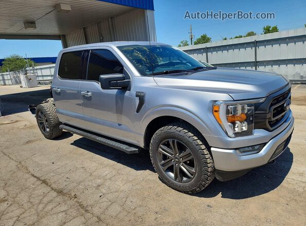 1FTFW1E50MFC56595 2021 FORD F150 Silver Delantero derecho
