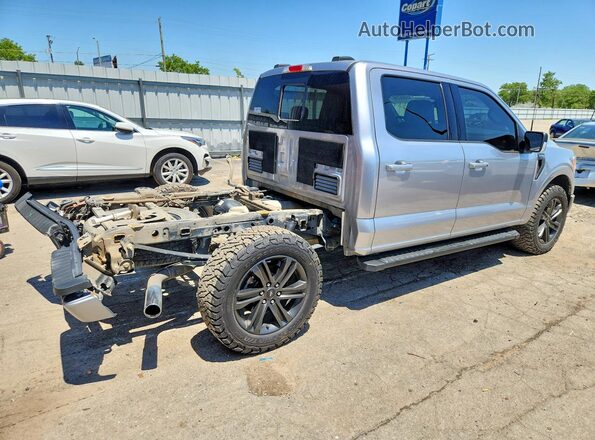 1FTFW1E50MFC56595 2021 FORD F150 Silver Trasero derecho
