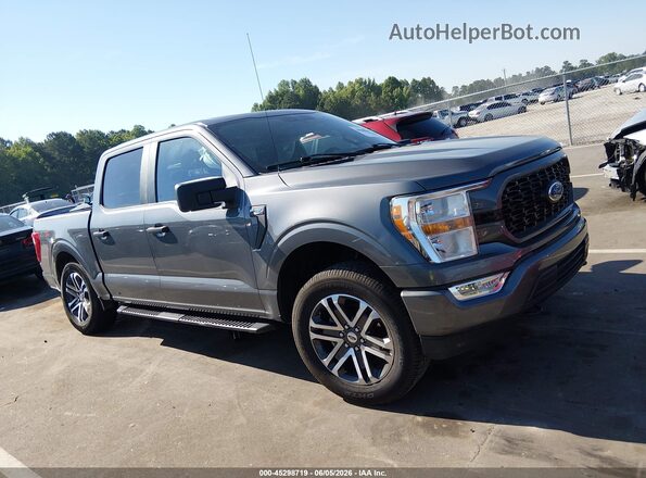 1FTFW1E51MFB39706 2021 FORD F150 Gray Rear interior view