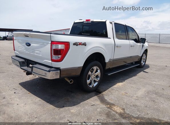 1FTFW1E51MFB70745 2021 FORD F150 White Rear right