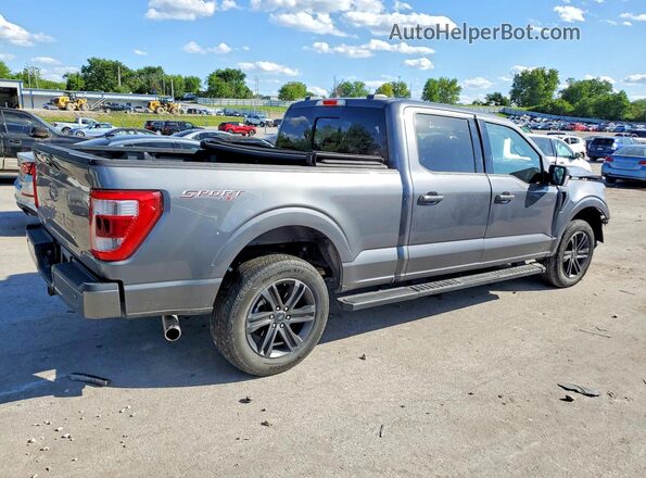 1FTFW1E51NFB76062 2022 FORD F150 Gray 