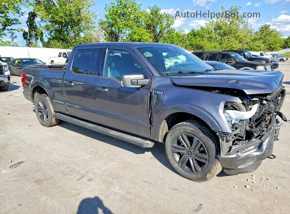 1FTFW1E51NFB76062 2022 FORD F150 Gray 