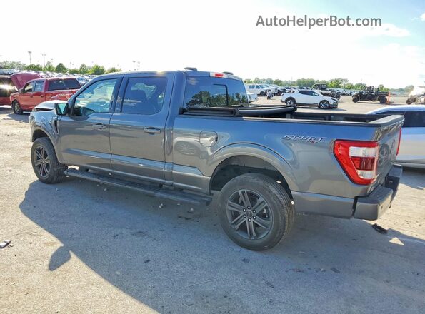1FTFW1E51NFB76062 2022 FORD F150 Gray 