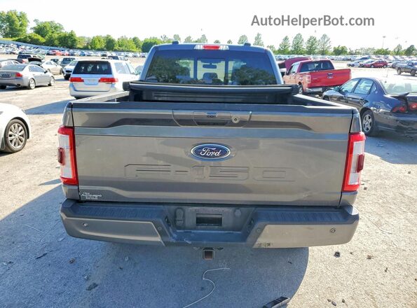 1FTFW1E51NFB76062 2022 FORD F150 Gray 
