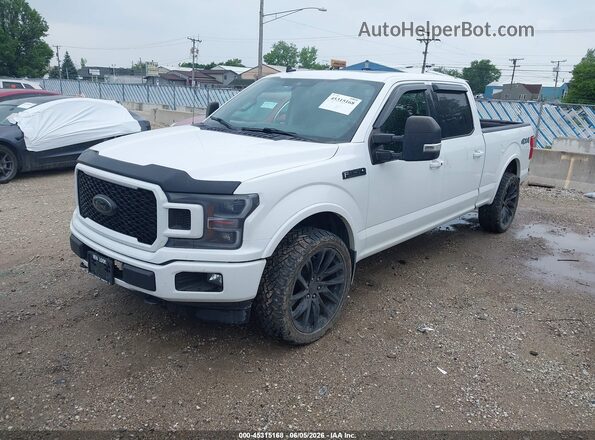 1FTFW1E52LFB23321 2020 FORD F150 White Առջևի ձախ երեք քառորդ տեսարան