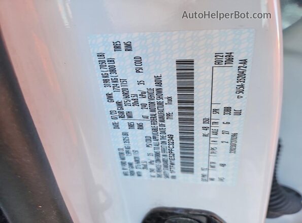 1FTFW1E52PFC32349 2023 FORD F150 White Engine compartment view