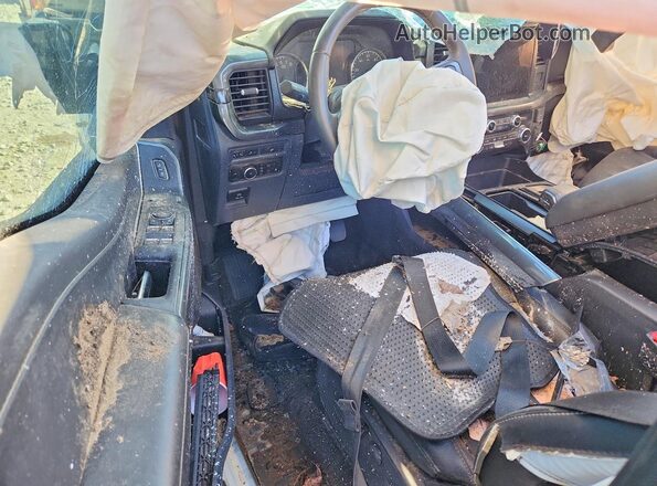1FTFW1E52PFC32349 2023 FORD F150 White Dashboard view