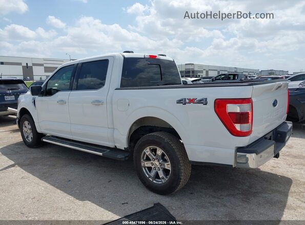 1FTFW1E53NFB12962 2022 FORD F150 White Vista interior de 360 grados