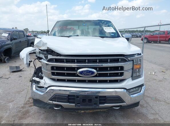 1FTFW1E53NFB12962 2022 FORD F150 White Vista del cuadro de instrumentos