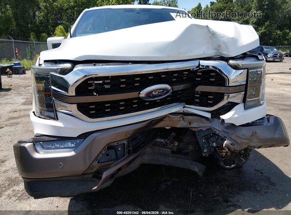 1FTFW1E53PFA21144 2023 FORD F150 White Դիմացի տեսք