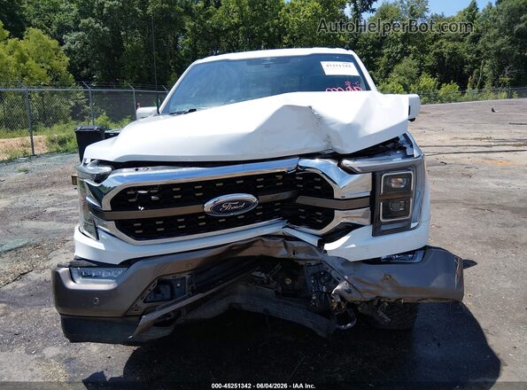 1FTFW1E53PFA21144 2023 FORD F150 White Սարքավորումների վահանակի տեսք