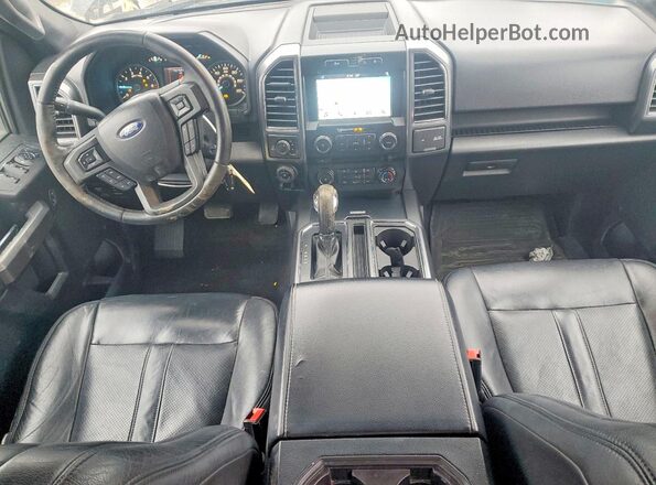 1FTFW1E54JFC94715 2018 FORD F150 Black Widok deski rozdzielczej