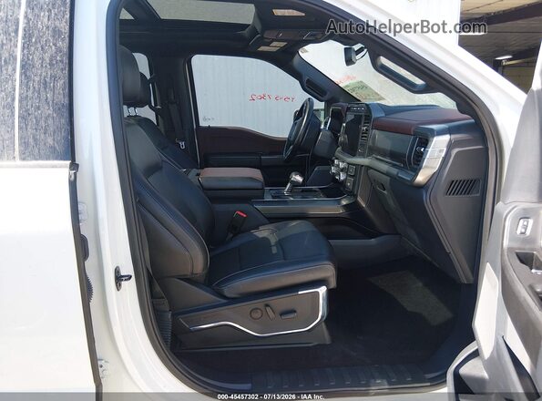 1FTFW1E54PFA92661 2023 FORD F150 White Front interior view