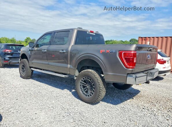 1FTFW1E55MFC40182 2021 FORD F150 Tan Trasero izquierdo
