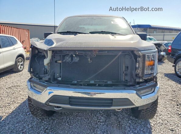 1FTFW1E55MFC40182 2021 FORD F150 Tan Vista frontal