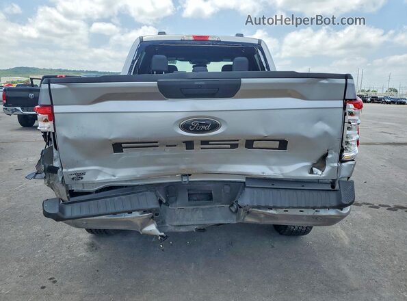1FTFW1E55NFC42550 2022 FORD F150 Silver უკანა ხედი