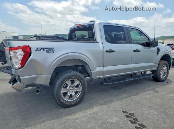 1FTFW1E55NFC42550 2022 FORD F150 Silver უკანა მარჯვენა