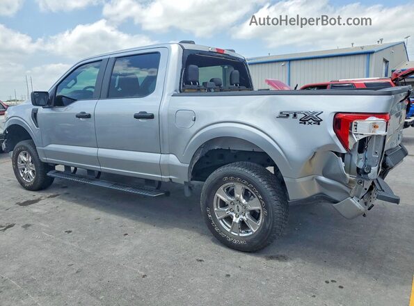 1FTFW1E55NFC42550 2022 FORD F150 Silver უკანა მარცხენა