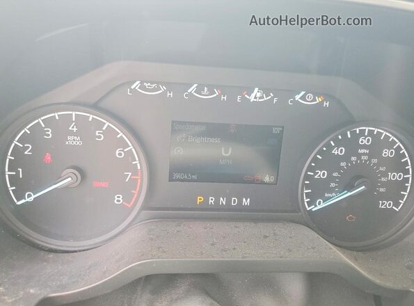 1FTFW1E55NFC42550 2022 FORD F150 Silver ხელსაწყოთა პანელის ხედი