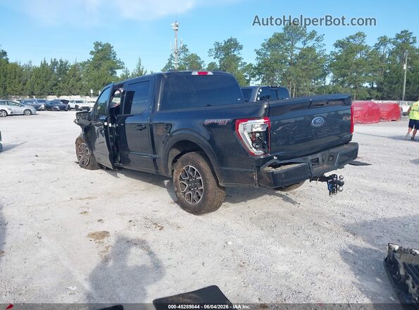 1FTFW1E55PFA65050 2023 FORD F150 Black Trasero izquierdo