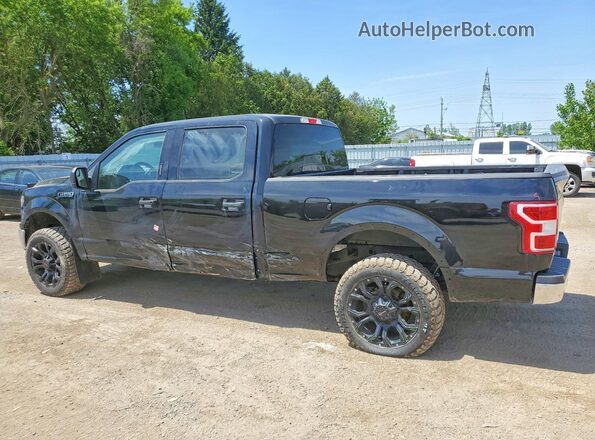 1FTFW1E56JFD61752 2018 FORD F150 Black Trasero izquierdo