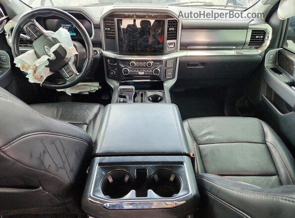 1FTFW1E56MFA71533 2021 FORD F150 Black Dashboard view