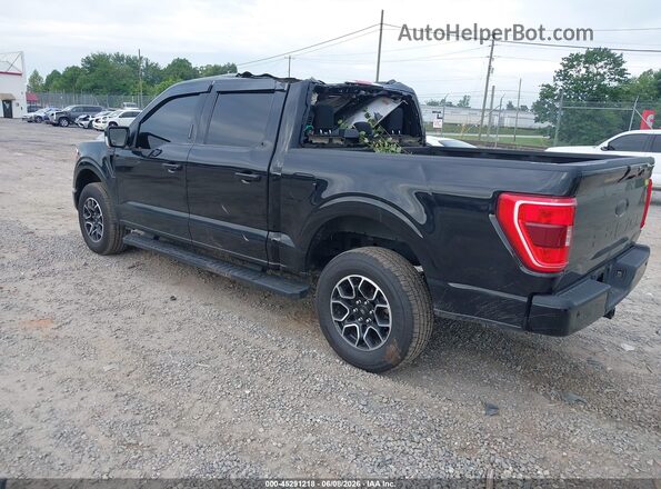 1FTFW1E56PFA65686 2023 FORD F150 Black Rear left