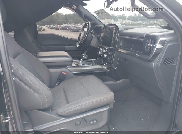 1FTFW1E56PFA65686 2023 FORD F150 Black Front interior view