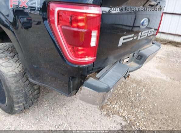1FTFW1E57MFA45488 2021 FORD F150 Black Widok z przodu