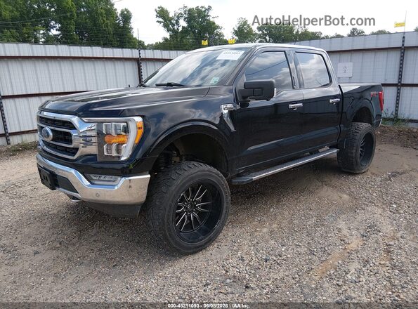 1FTFW1E57MFA45488 2021 FORD F150 Black Przód lewy