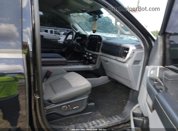 1FTFW1E57MFA45488 2021 FORD F150 Black Widok wnętrza z przodu