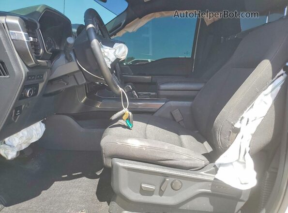 1FTFW1E57PFD10723 2023 FORD F150 Gray Front interior view