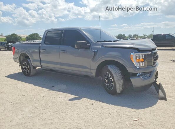 1FTFW1E57PFD10723 2023 FORD F150 Gray Front right