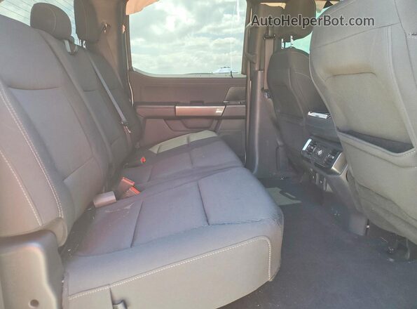 1FTFW1E57PFD10723 2023 FORD F150 Gray Rear seats view
