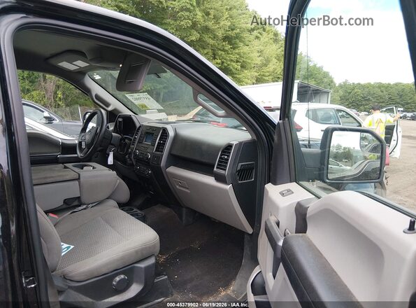 1FTFW1E58JFE28691 2018 FORD F150 Black Вид салону спереду