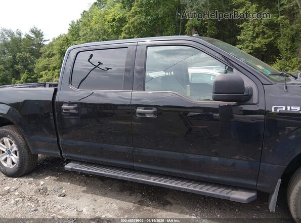 1FTFW1E58JFE28691 2018 FORD F150 Black Вид задньої частини салону