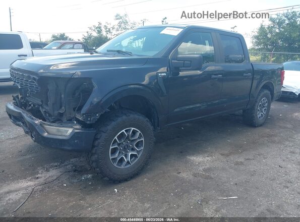 1FTFW1E58MKF13039 2021 FORD F150 Black Vista tres cuartos delantera izquierda