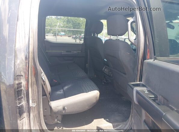 1FTFW1E58MKF13039 2021 FORD F150 Black Vista de la etiqueta del VIN