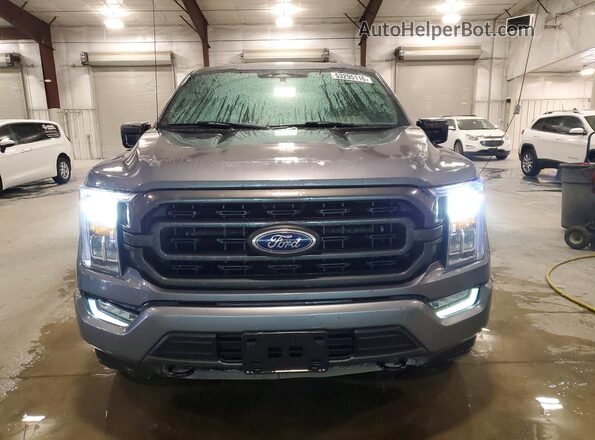 1FTFW1E59MFA70263 2021 FORD F150 Gray წინა ხედი