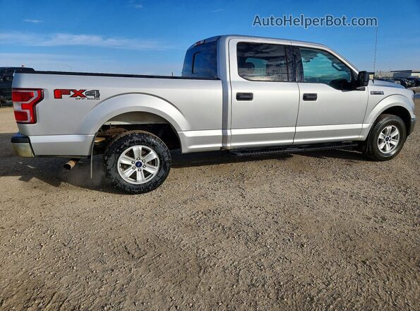 1FTFW1E5XJFC32932 2018 FORD F150 Серебряный Задняя правая четверть