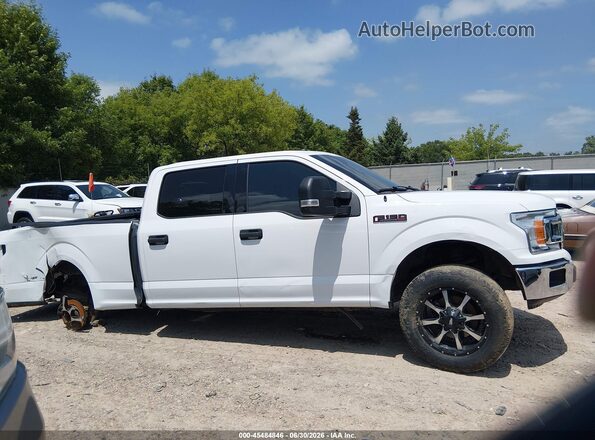 1FTFW1E5XJFC95660 2018 FORD F150 Белый Вид задней части салона